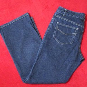 J. Jill Boot Cut Stretch Jeans Dark Wash Classic